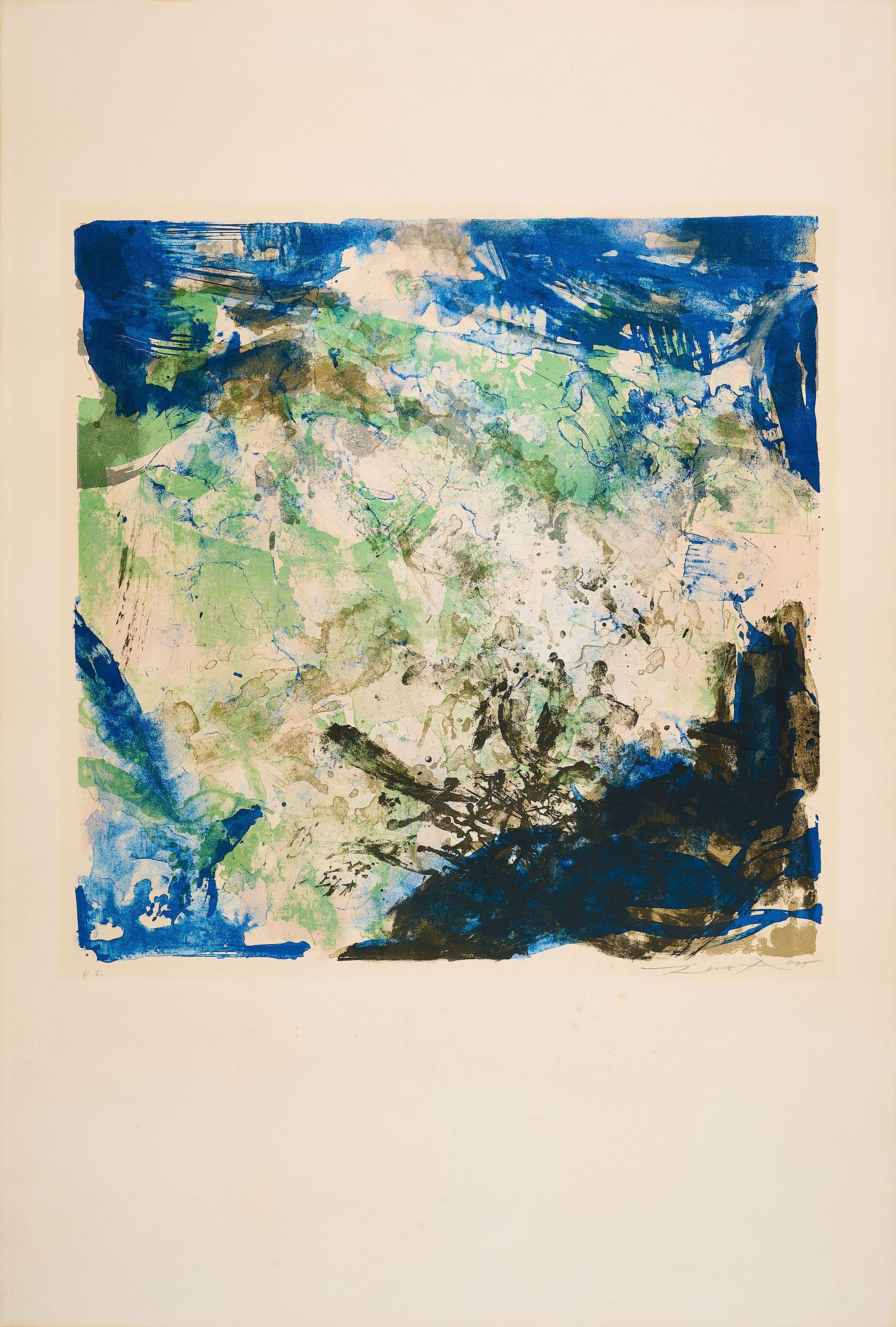 Zao Wou-Ki - Ohne Titel.