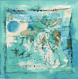 Zao Wou-Ki - Paysage Bleu