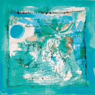 Zao Wou-Ki - Paysage Bleu