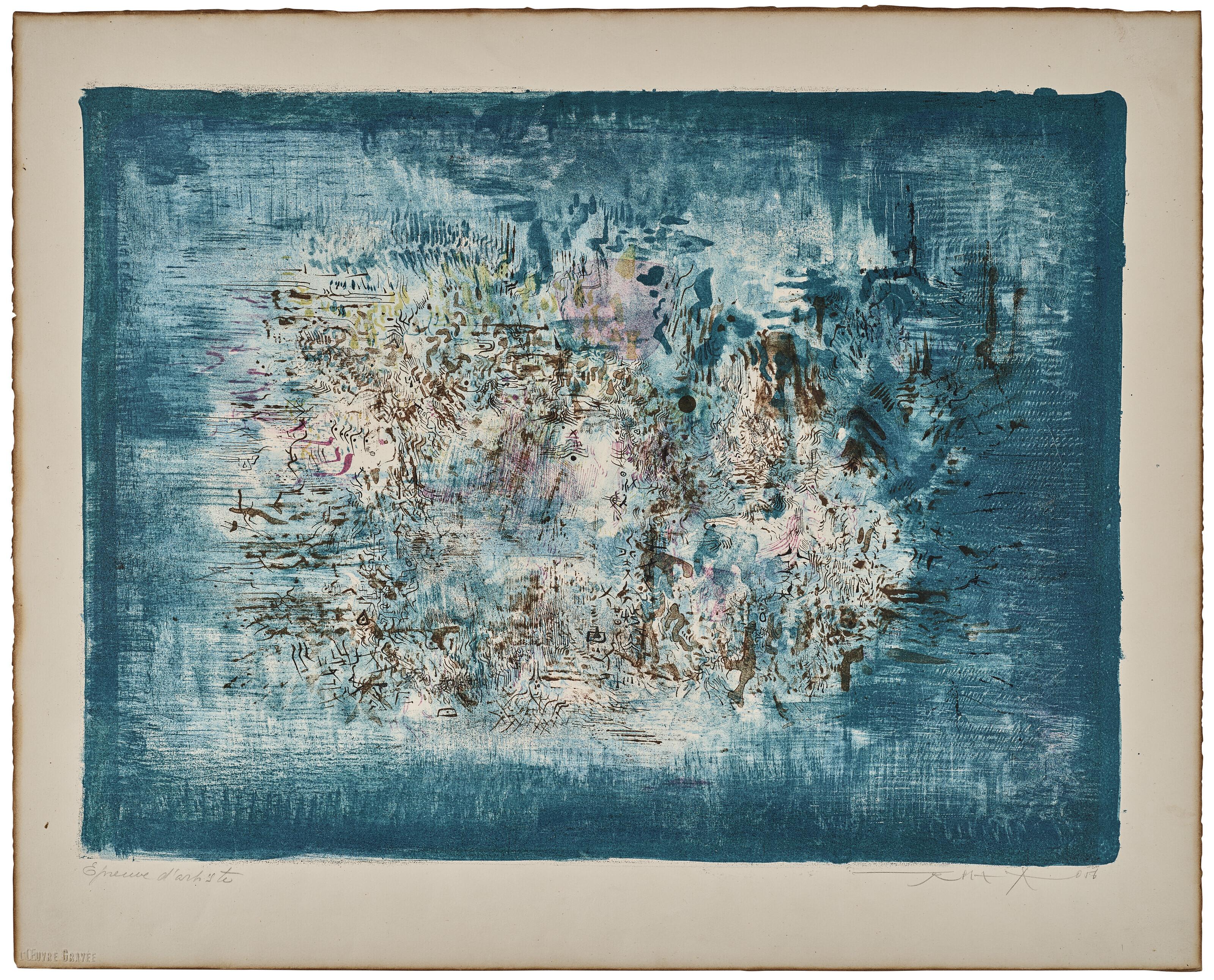 Zao Wou-Ki - Petit Jardin