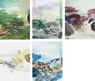 Zao Wou-Ki - Randonnes (Rambles)