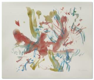 Zao Wou-Ki - Saint-Tropez (France), Christmas 2006