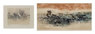 Zao Wou-Ki - Sans titre (2 works)