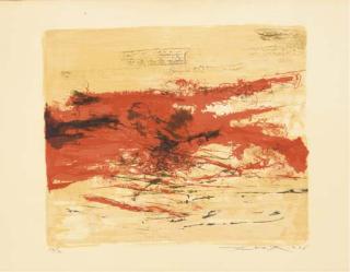Zao Wou-Ki - Sans Titre (Agerup 198)