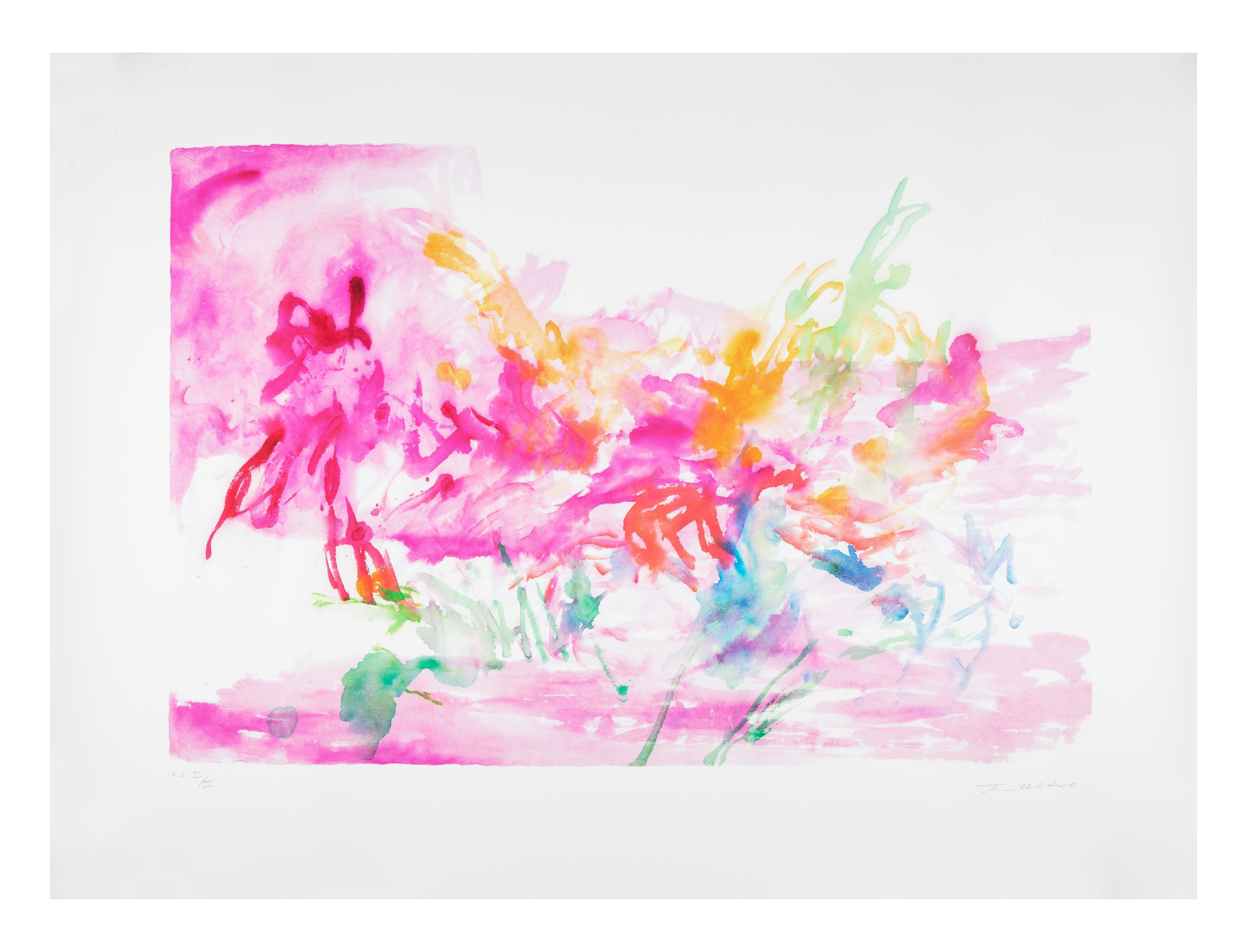 Zao Wou Ki - Sans Titre, Circa 2010