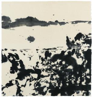 Zao Wou-Ki - Sans Titresigned And Dated 1985; Ink On Paper.