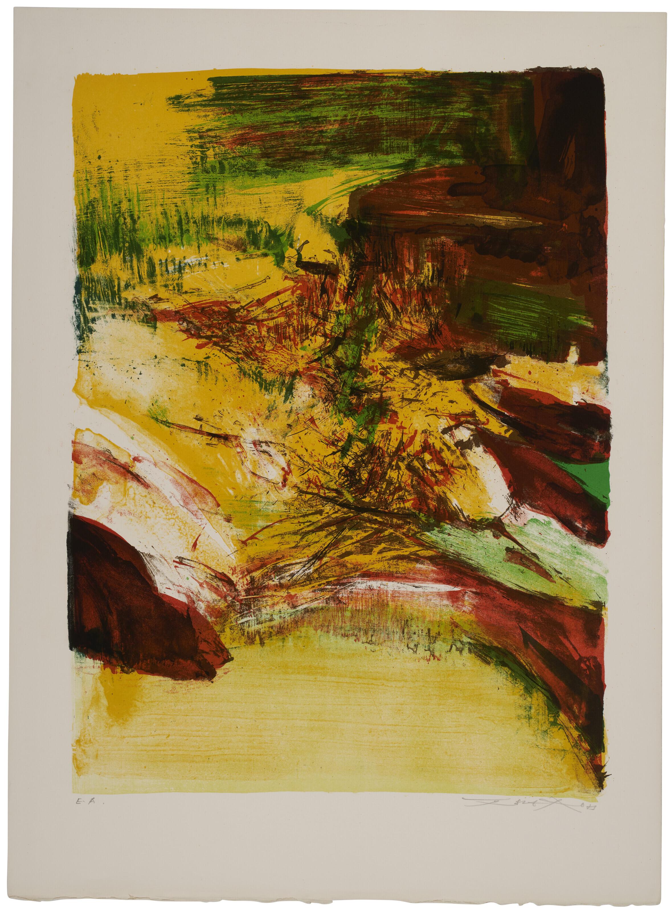 Zao Wou-Ki - Two prints by the artist