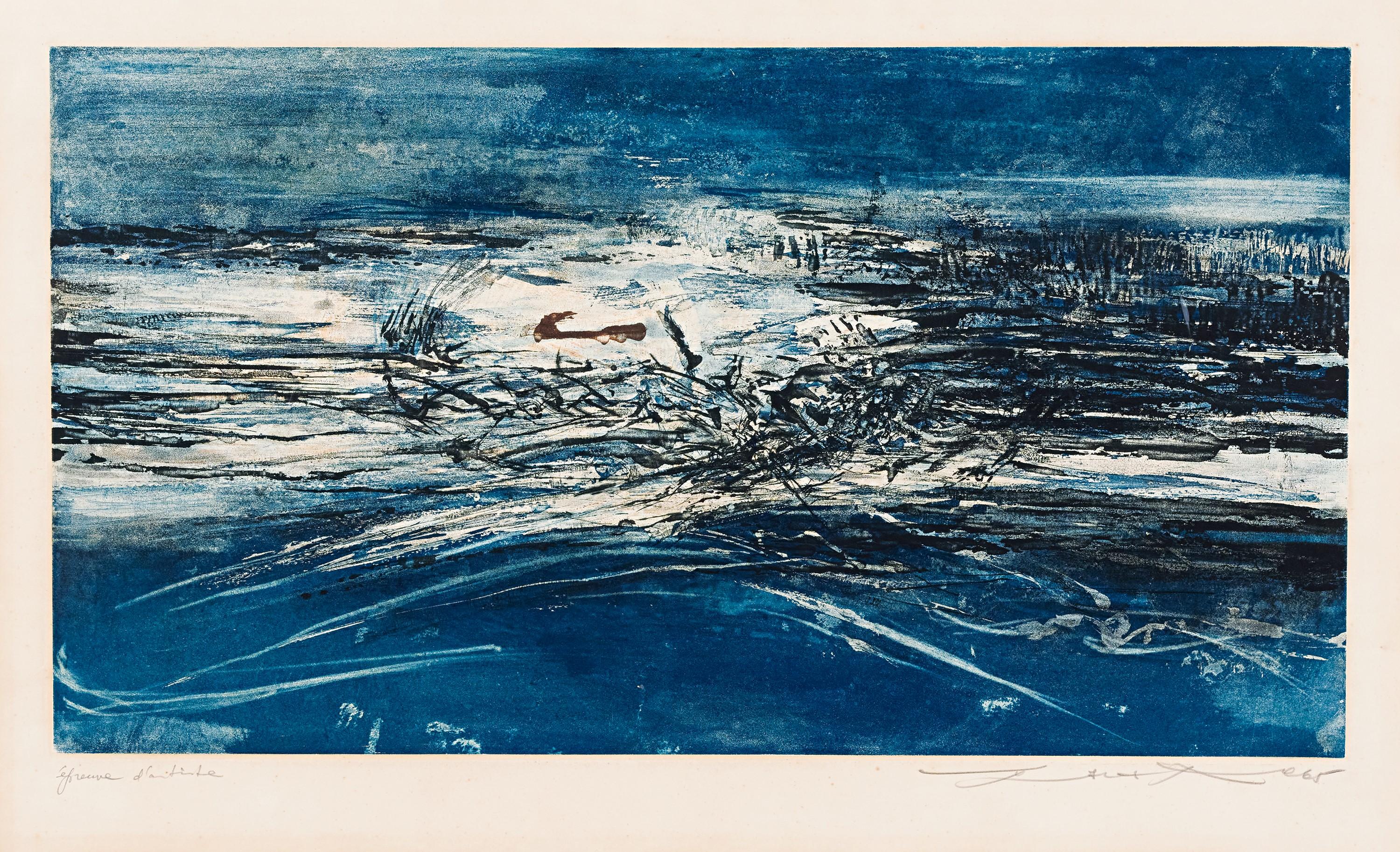 Zao Wou-Ki - Untitled (Executed In 1965)