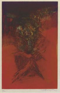 Zao Wou-Ki - Untitled, from Canto Pisan (A. 218)