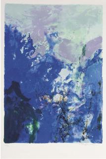 Zao-Wou-Ki - Untitled, from The Centennial Olympic Suite (Agerup 358)