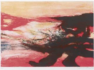 Zao Wou-Ki - Untitled, from The Nobel Peace Prize Portfolio (A. 248)