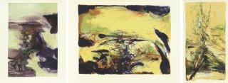 Zao Wou-Ki - Untitled; Untitled; & Untitled