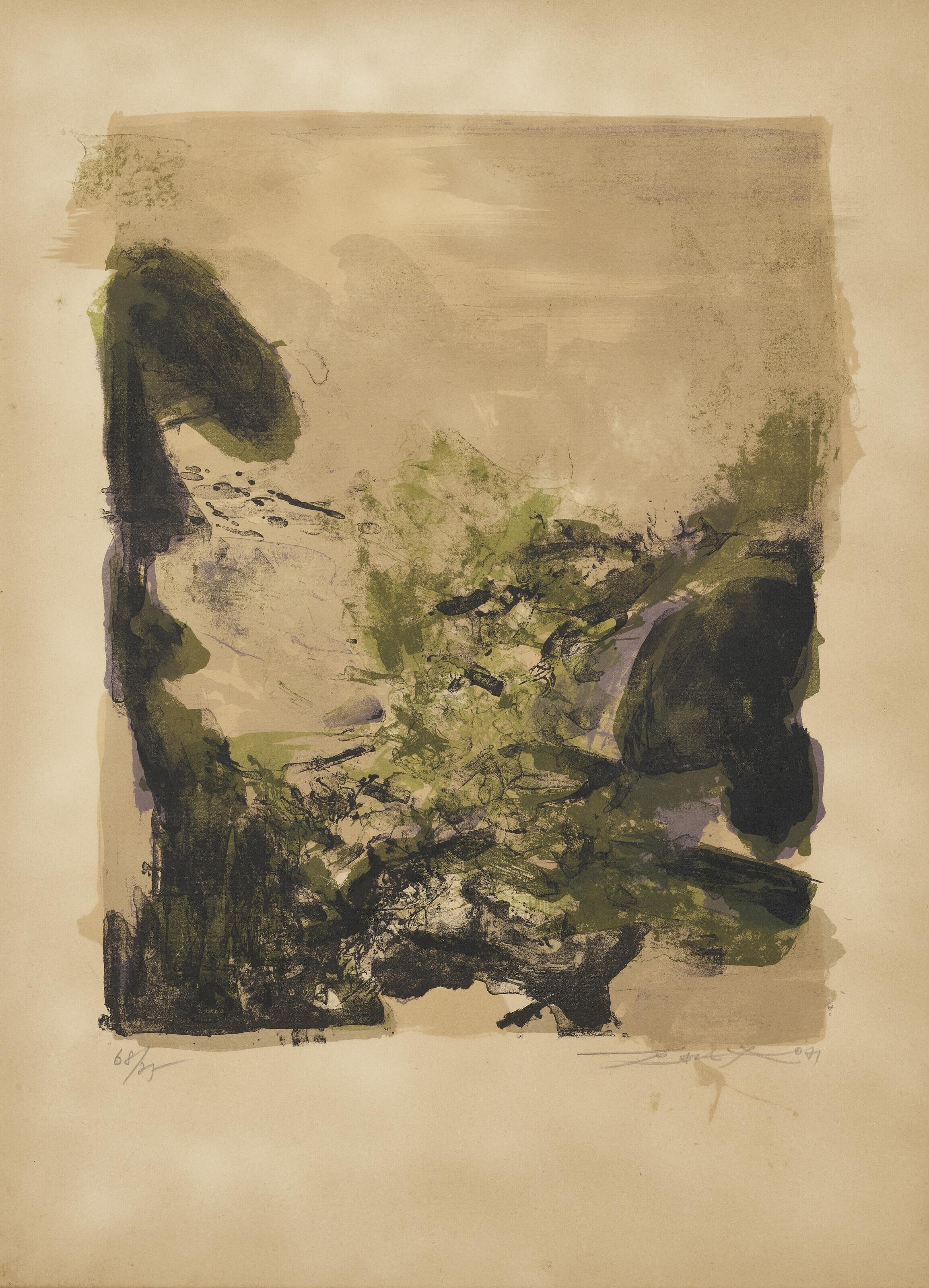 Zao Wou-Ki - Untitled