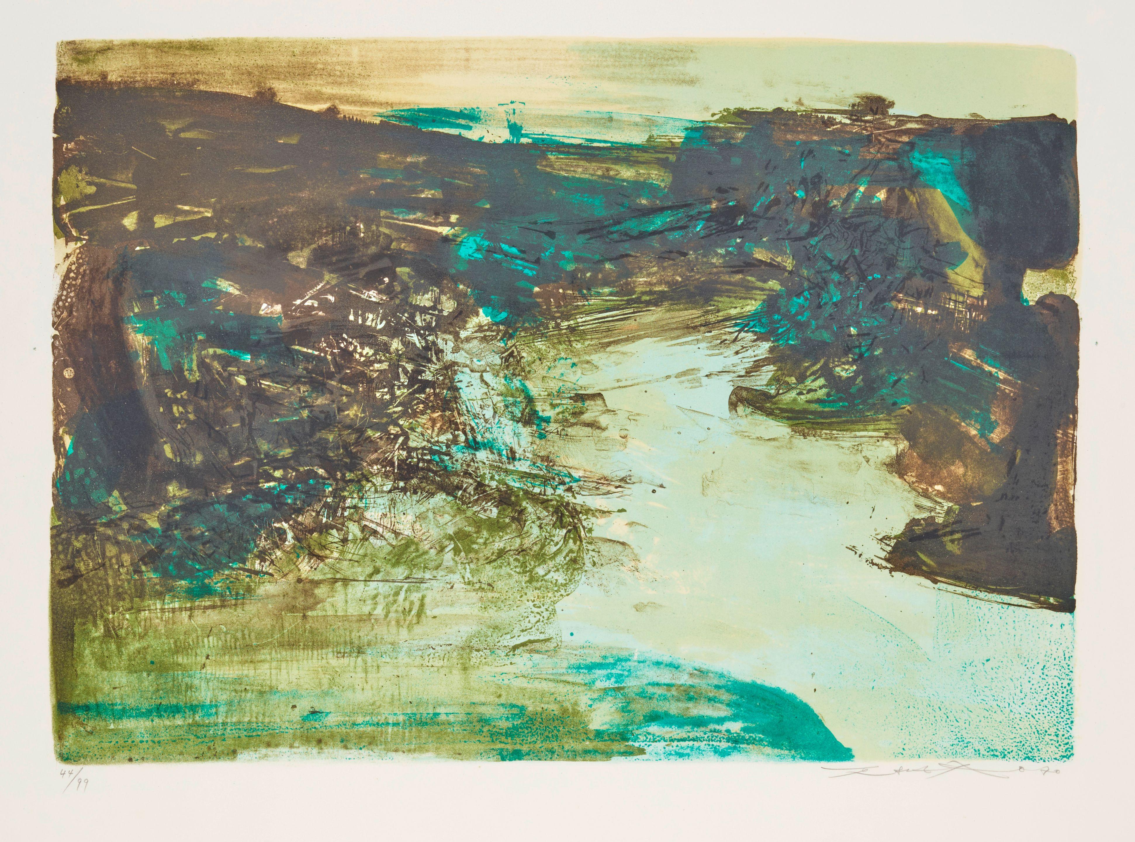 Zao Wou-Ki - Untitled