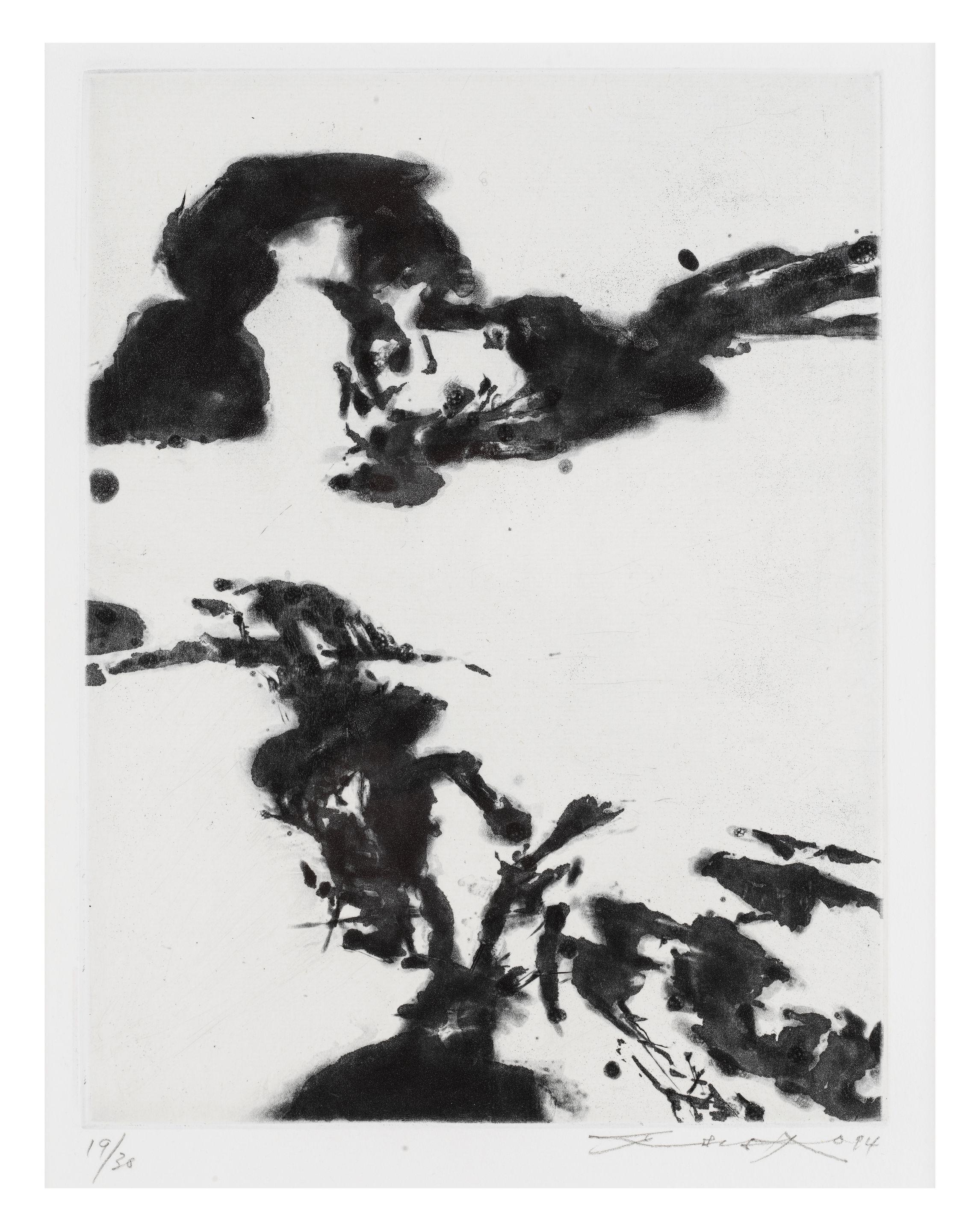 Zao Wou Ki - Vingt-Quatre Premiers Sonnets De Shakespeare, 1994