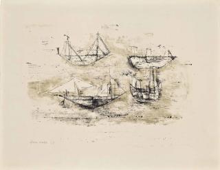 Zao Wou-Ki - Voiles À La Mer
