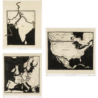 Zarina Hashmi - \'Atlas Of My World I-Vi\'