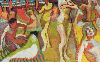 Zdzislaw Ruszkowski - Beach Scene