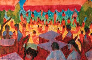 Zdzislaw Ruszkowski - Café in Crête