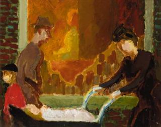 Zdzislaw Ruszkowski - Infront of the Grocer\'s Shop