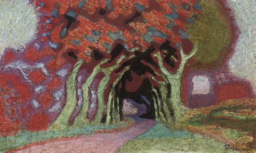 Zdzislaw Ruszkowski - Road in Autumn