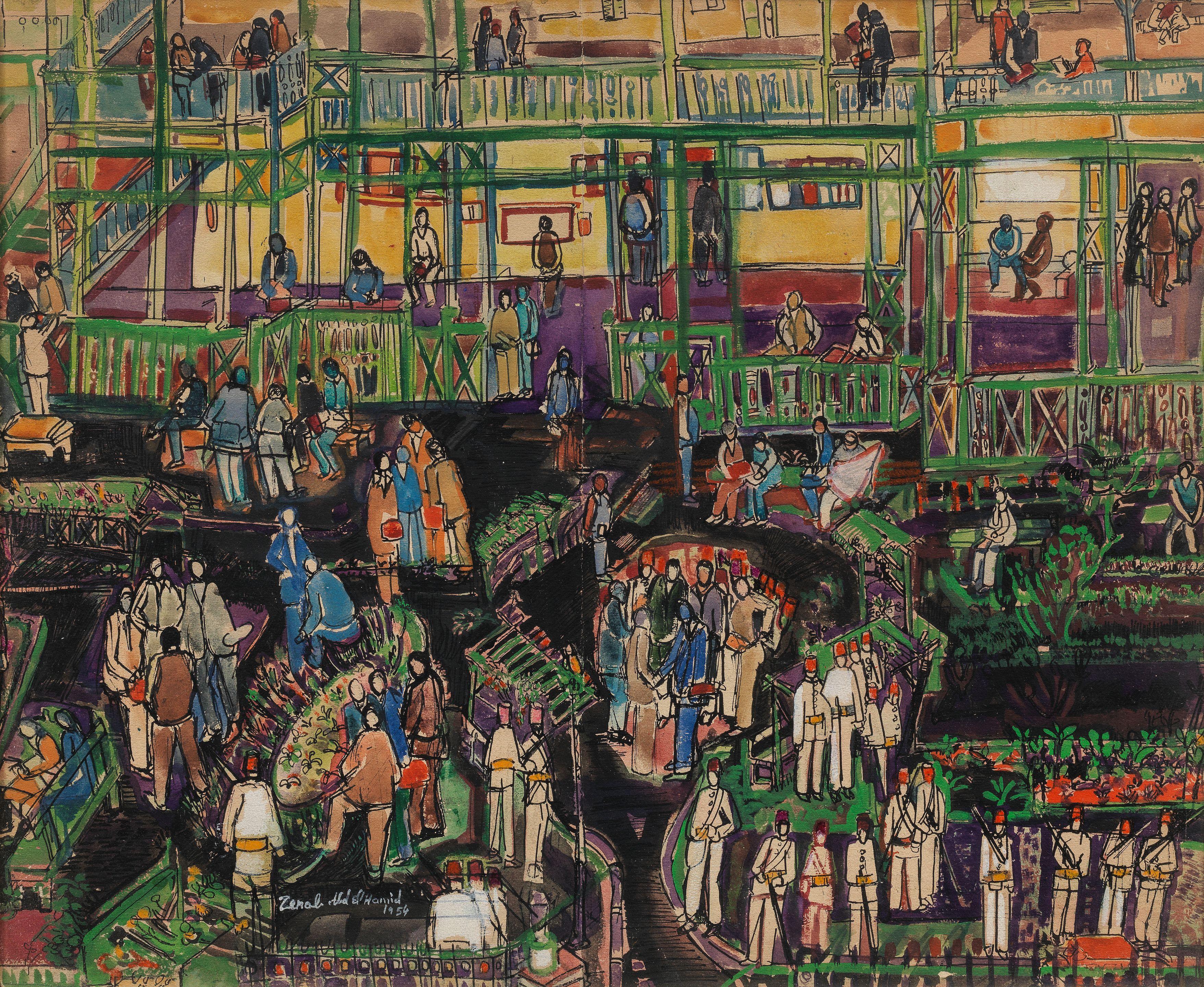 Zeinab Abd El Hamid - A demonstration in the Faculty of Commerce, Cairo University