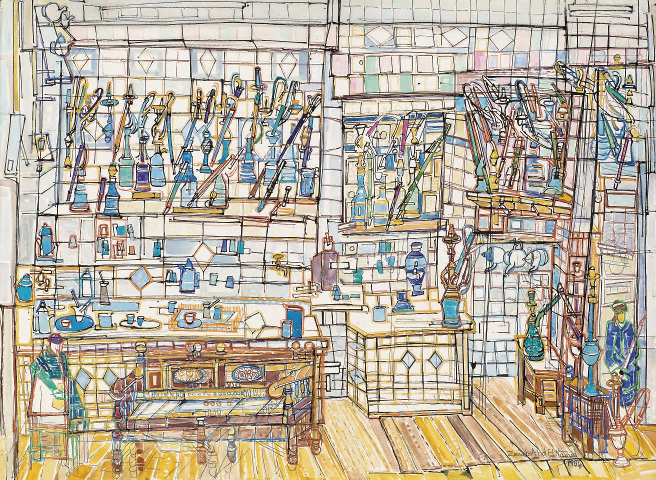 Zeinab Abd El Hamid - Les cafés du Caire