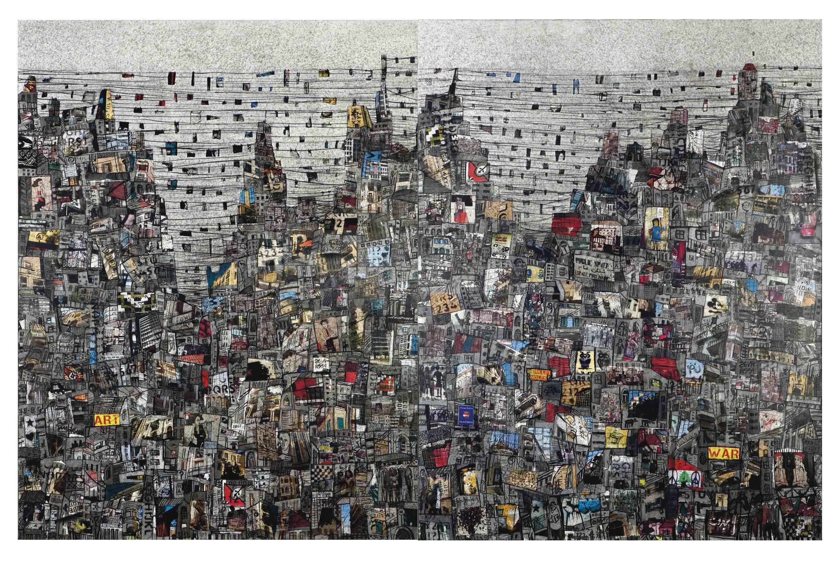 Zena Assi - The Laundry hanging over the city