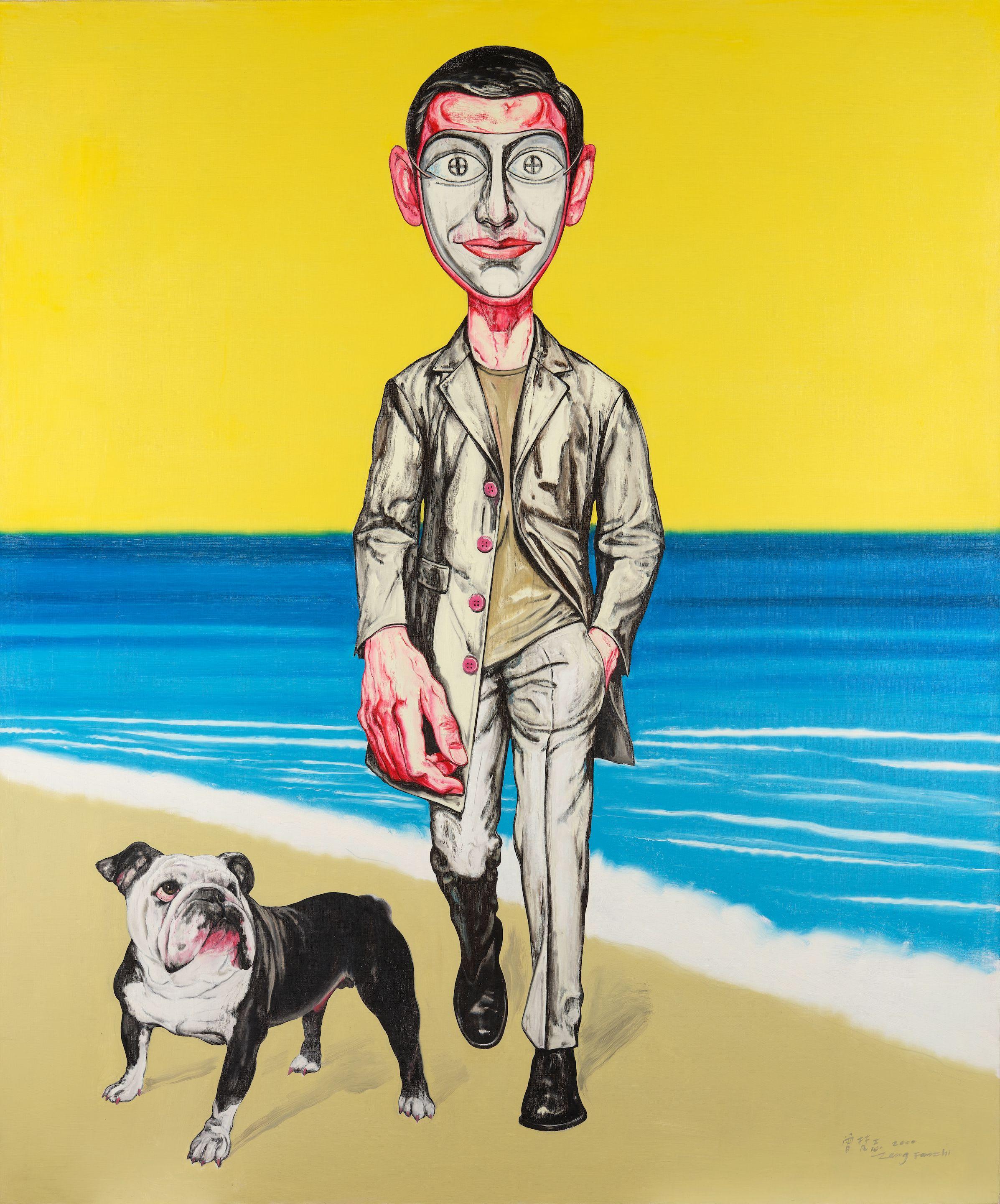 Zeng Fanzhi - Mask 2000 No. 3