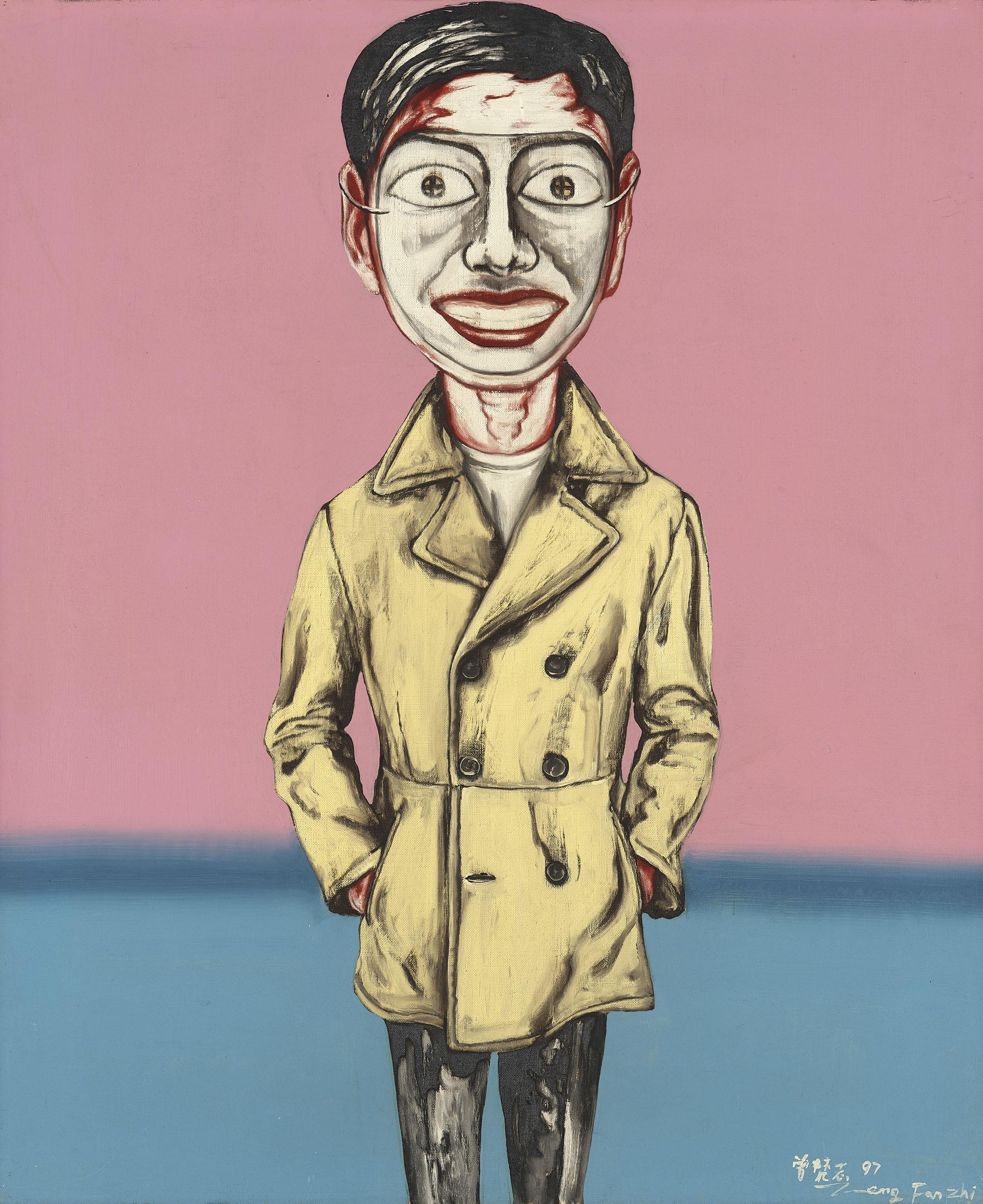 Zeng Fanzhi - Mask Series 1997 No. 0