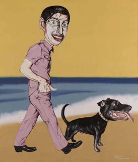 Zeng Fanzhi - Mask Series 1997 No. 5