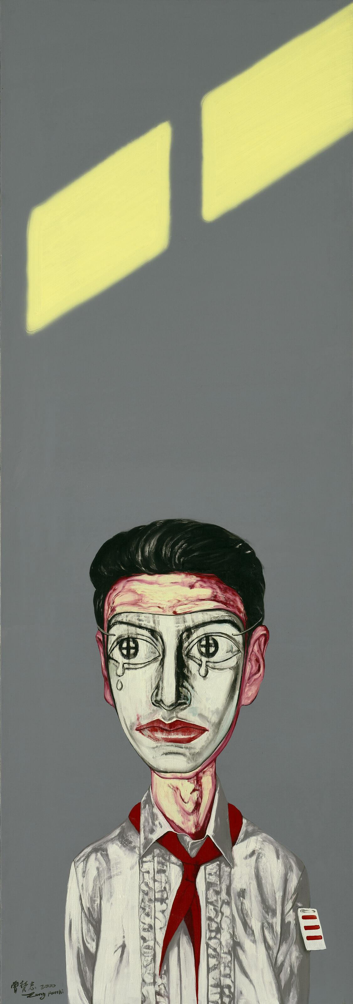 Zeng Fanzhi - Mask Series 2000 no. 19