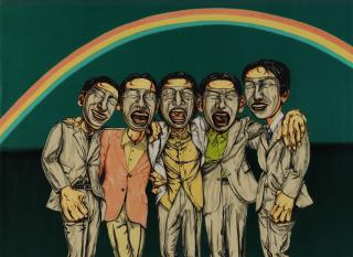 Zeng Fanzhi - Mask Series: Mask No.2