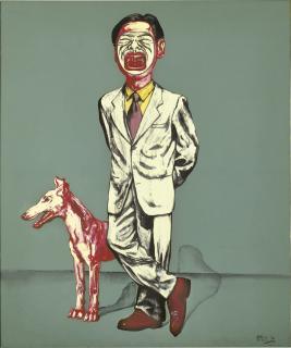 Zeng Fanzhi - Mask Series No. 11