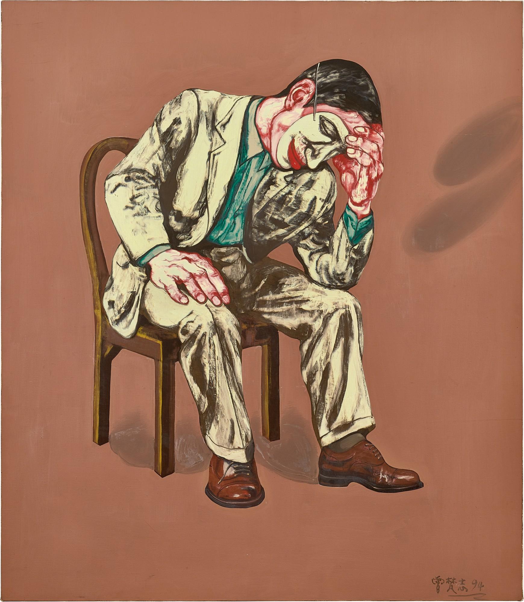 Zeng Fanzhi - Mask Series No. 18