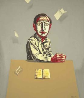 Zeng Fanzhi - Mask Series, No. 6