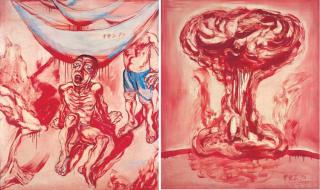 Zeng Fanzhi - Pink 2,3