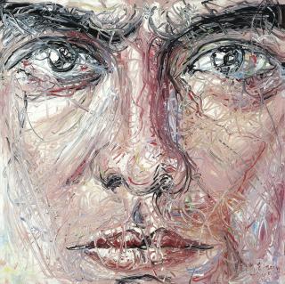 Zeng Fanzhi - Portrait No. 12