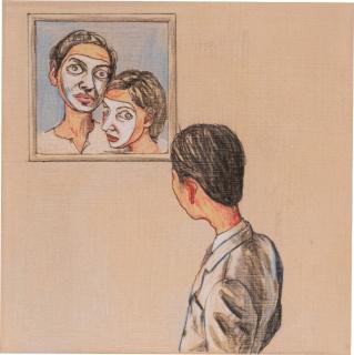 Zeng Fanzhi - Study For Mask Series