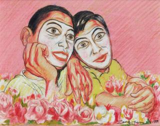 Zeng Fanzhi - Untitled (Mask Series)