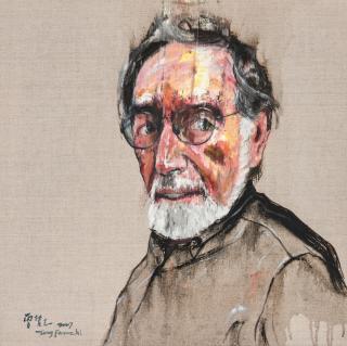 Zeng Fanzhi - Untitled (Portrait of Lawrence Schiller)