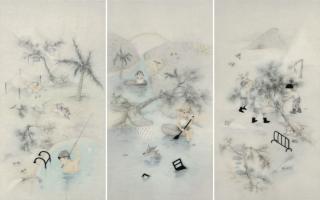 Zeng Jianyong - After Typhoon (Triptych)