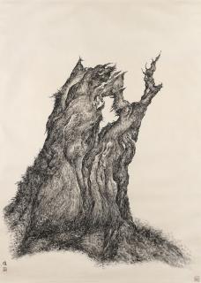 Zeng Xiaojun - Ancient Wood from Horyu Temple in Nara, Japan No. 2, 2004