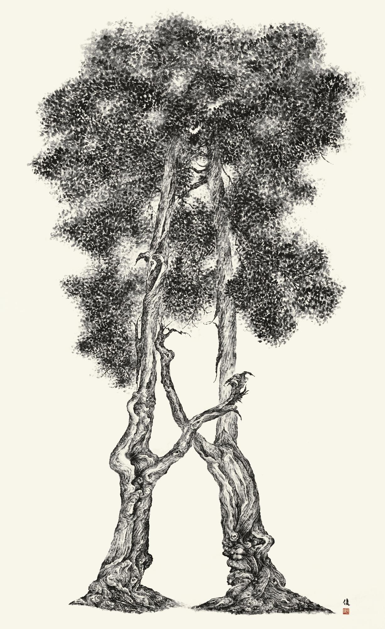 Zeng Xiaojun - Connected Trees From The Forbidden City No. 1