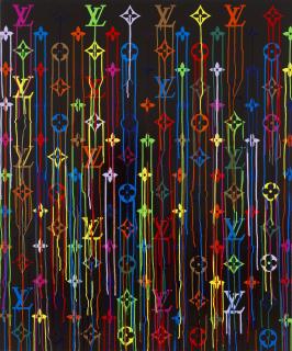 Zevs - Liquidated Louis Vuitton, Murakami Multico – Black