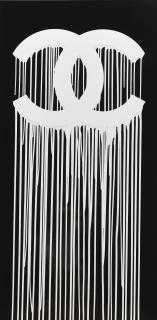 Zevs - Liquidited Chanel White On Black