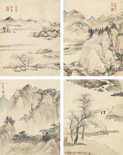 Zha Shibiao - Landscapes in Ancient Style