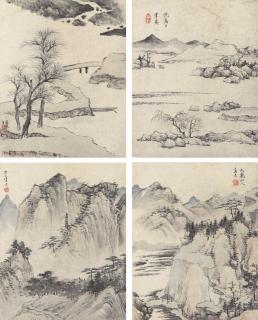 Zha Shibiao - Landscapes in Ancient Style