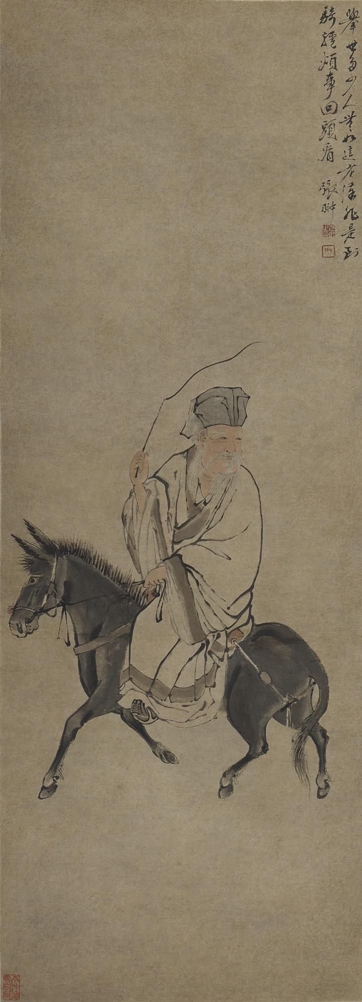 Zhang Chong - Portrait Of Zhang Guolao
