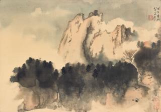 Zhang Daqian - Cloudy Peak